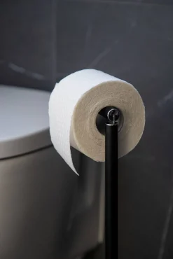 Wenko Toiletrolhouder Met Reserverolhouder Zwart 21X55X17Cm