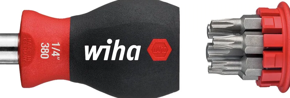 Wiha Schroevendraaier Met Bitmagazijn Stubby 25Mm