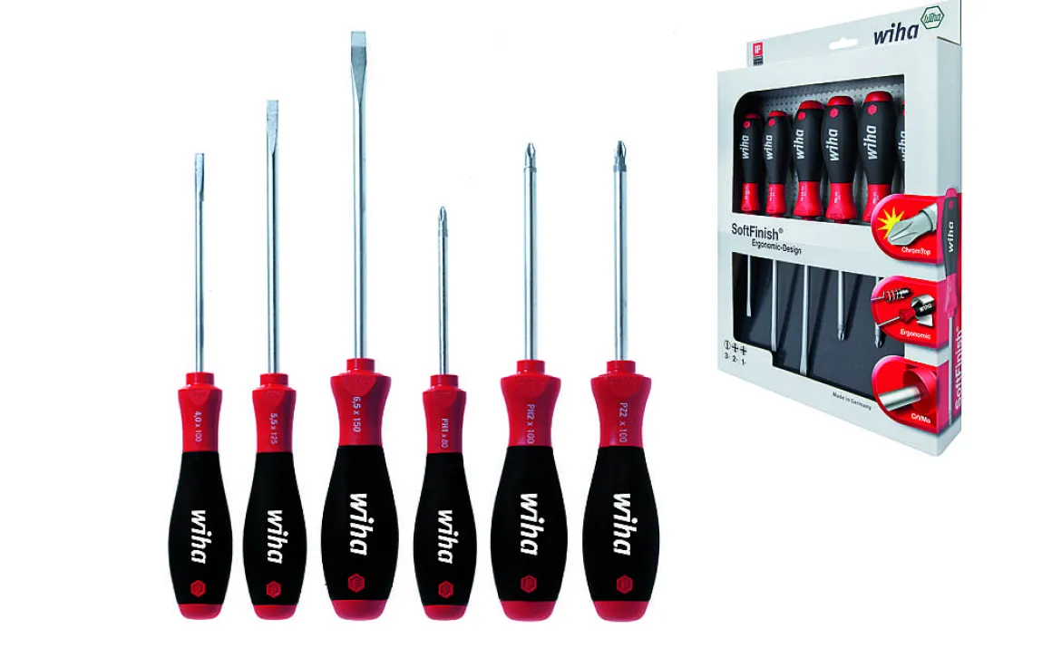 Wiha Schroevendraaierset Softfinish – 6 Stuks