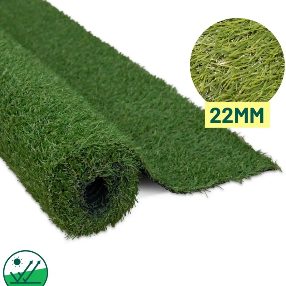 Wimbledon Kunstgras 22 Mm - 100X200 Cm