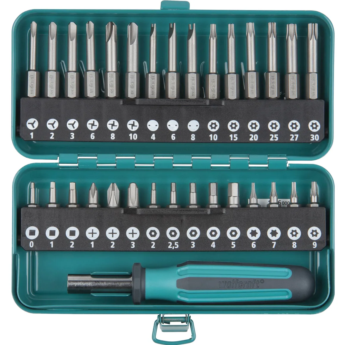 Wolfcraft Combibox Veiligheidsbits – 31 Stuks