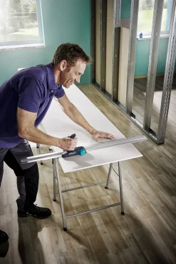 Wolfcraft Gipsplaatsnijder Met Rail 90Cm