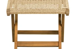 Woood Tuinvoetenbank Ruit Lois - Hout - Naturel - 34X45X44