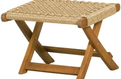 Woood Tuinvoetenbank Ruit Lois - Hout - Naturel - 34X45X44