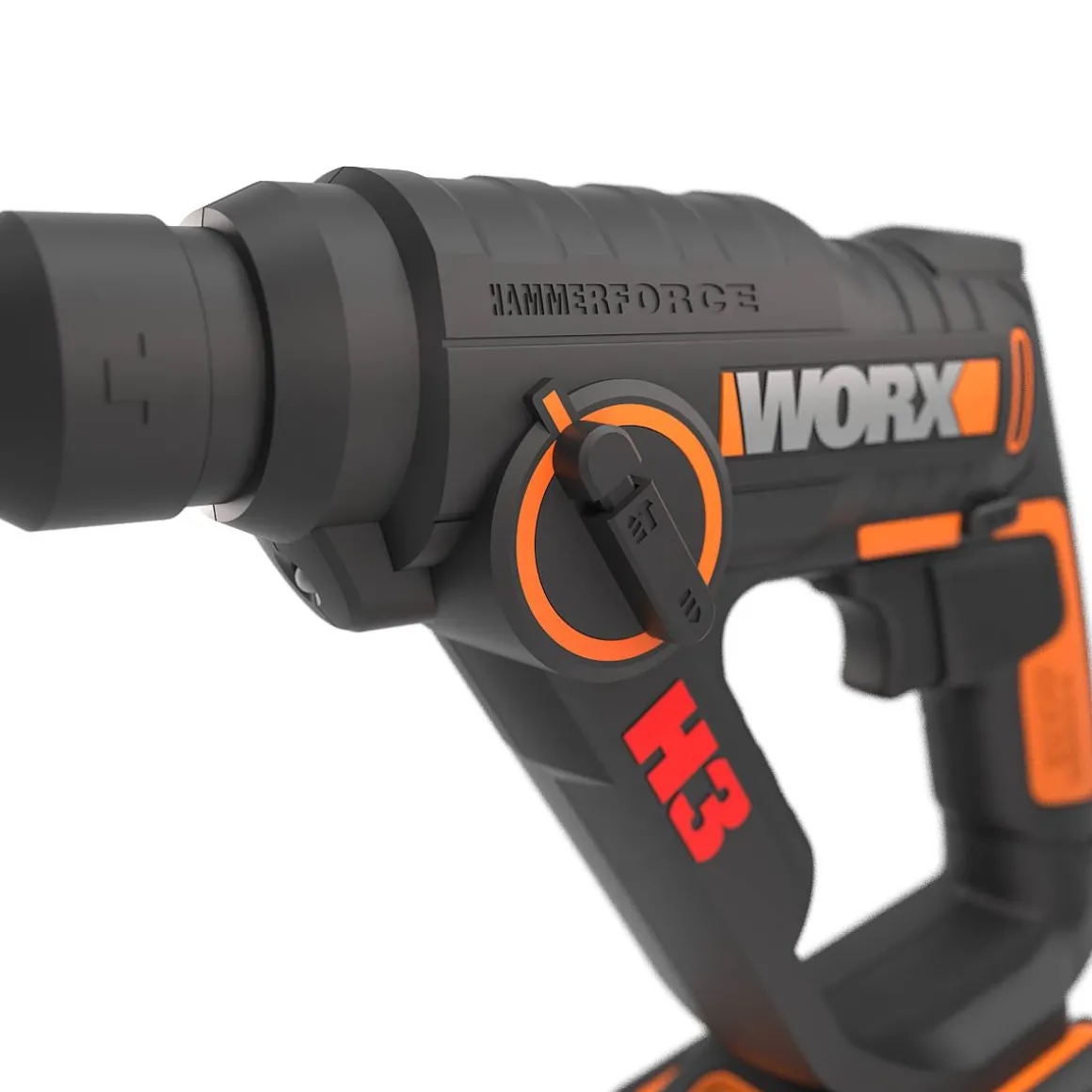Worx Accuboormachine + Boorhamer Combo Kit Wx927 20V (2 Accu'S)