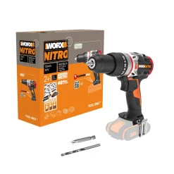 Worx Accuboormachine Met Klopfunctie Wx354.9 20V (Zonder Accu)
