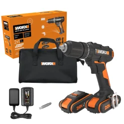 Worx Accuboormachine Met Klopfunctie Wx370,1 20V (2 Accu'S)