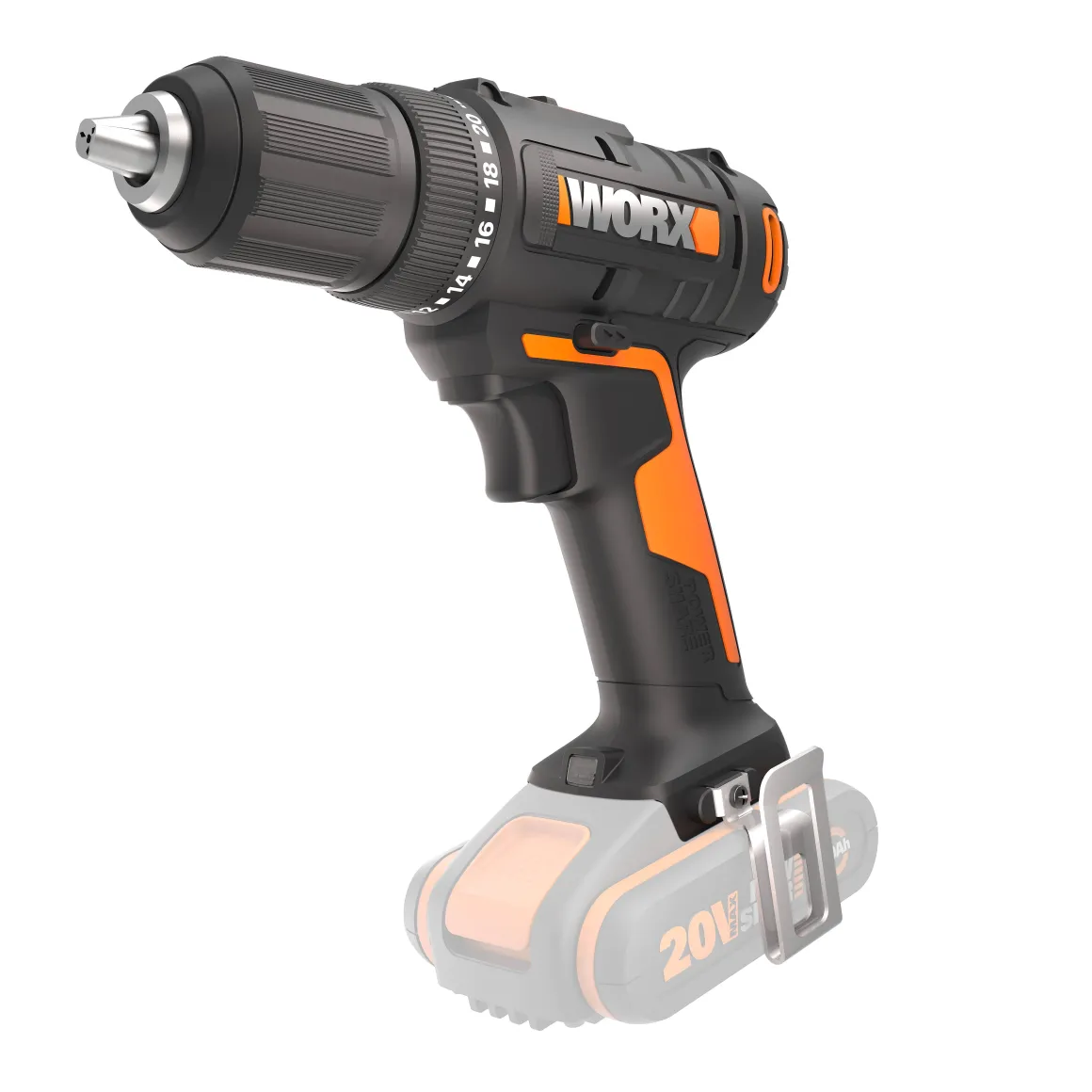 Worx Accuboormachine Wx108.9 20V (Zonder Accu)