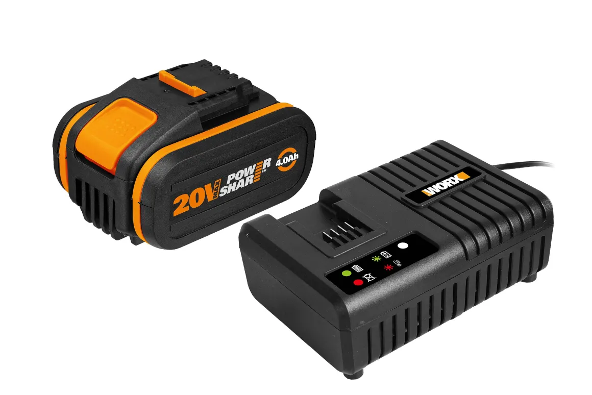 Worx Batterij En Lader Starterset Wa3609 20V 4Ah
