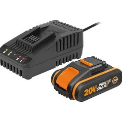 Worx Batterij En Lader Wa3601 20V 2Ah