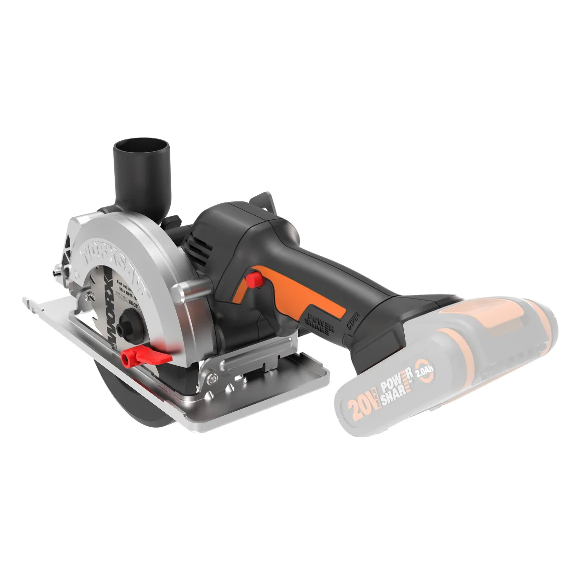 Worx Cirkelzaag Wx531.9 20V (Zonder Accu)