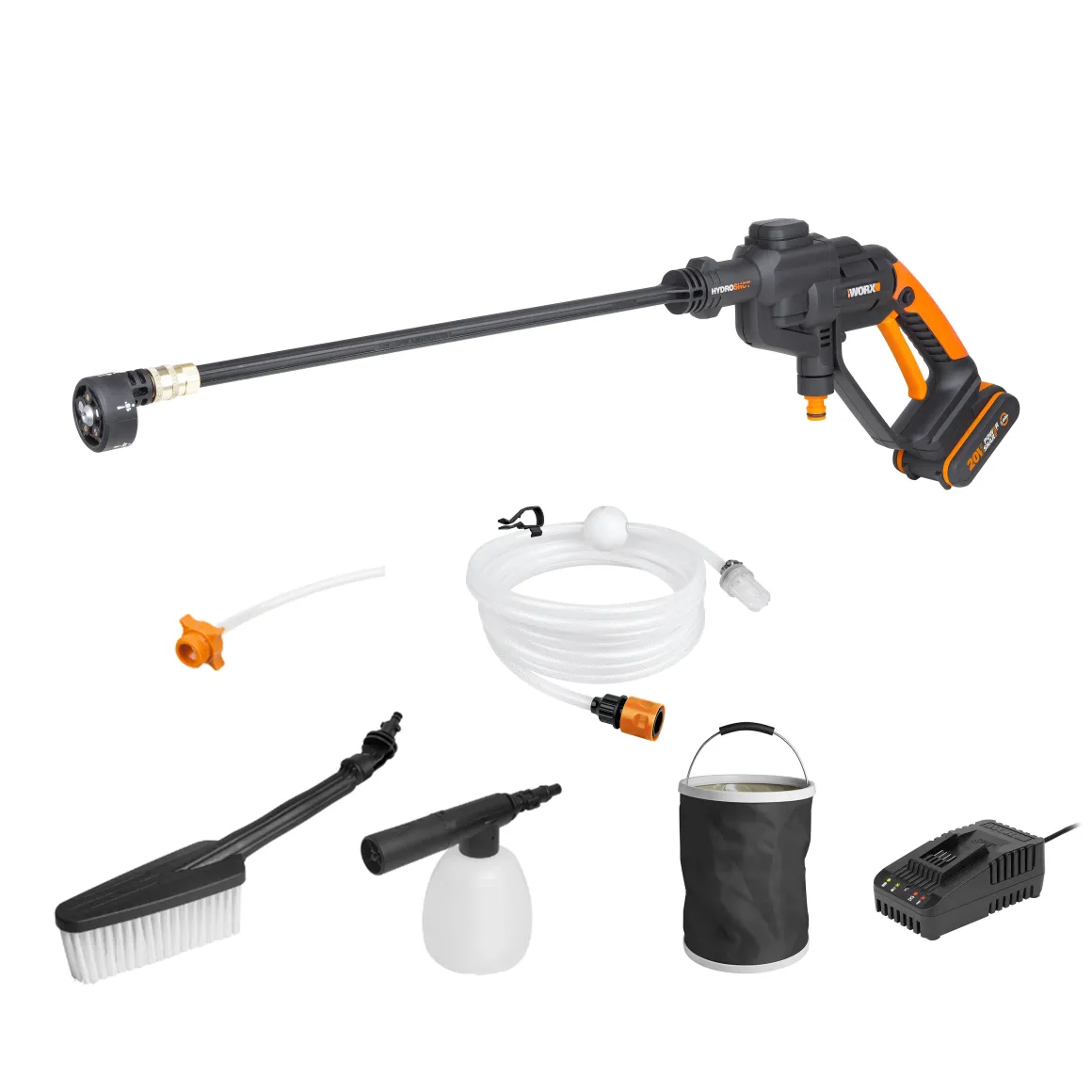 Worx Hogedrukreiniger Hydroshot Wg620E.2 20V (1 Accu)