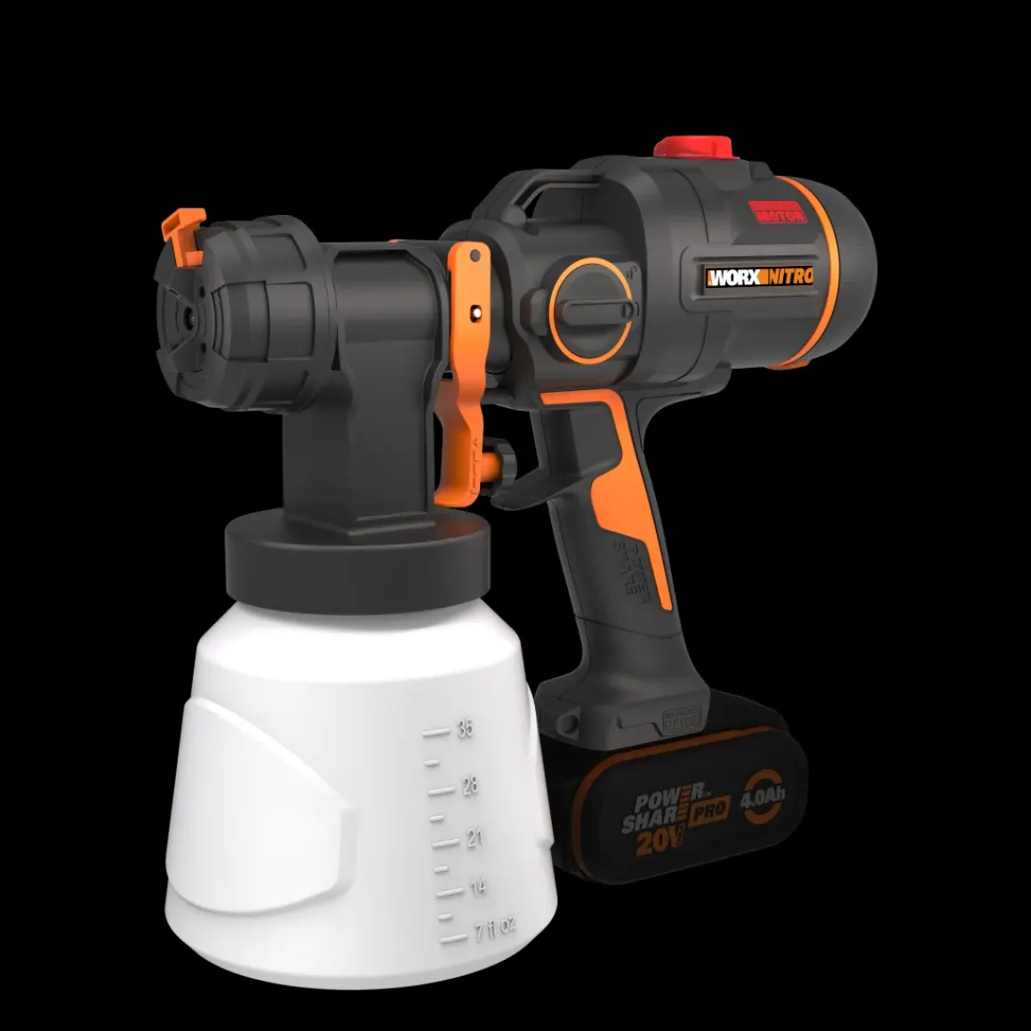 Worx Hvlp Verfspuit Wx020.9 20V (Zonder Accu)
