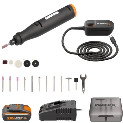 Worx Multitool Op Accu Makerx Wx739 20V (1 Accu)
