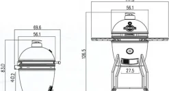 Yakiniku Kamado Barbecue 19 L