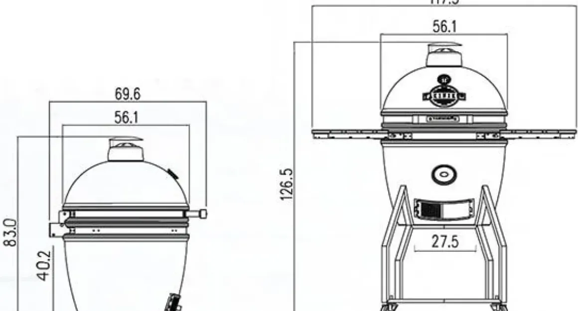 Yakiniku Kamado Barbecue 19 L