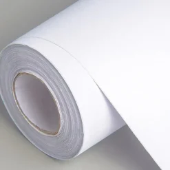 Zelfklevend Behang - Vinyl - Wit - Bianco Solido - 122Cmx10M