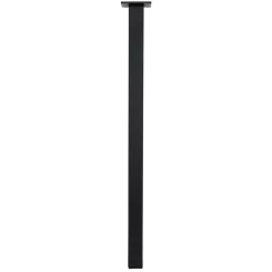 Zwarte Tafelpoot Vierkant - 40 X 40 X 720 Mm