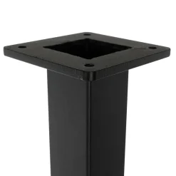 Zwarte Tafelpoot Vierkant - 40 X 40 X 720 Mm