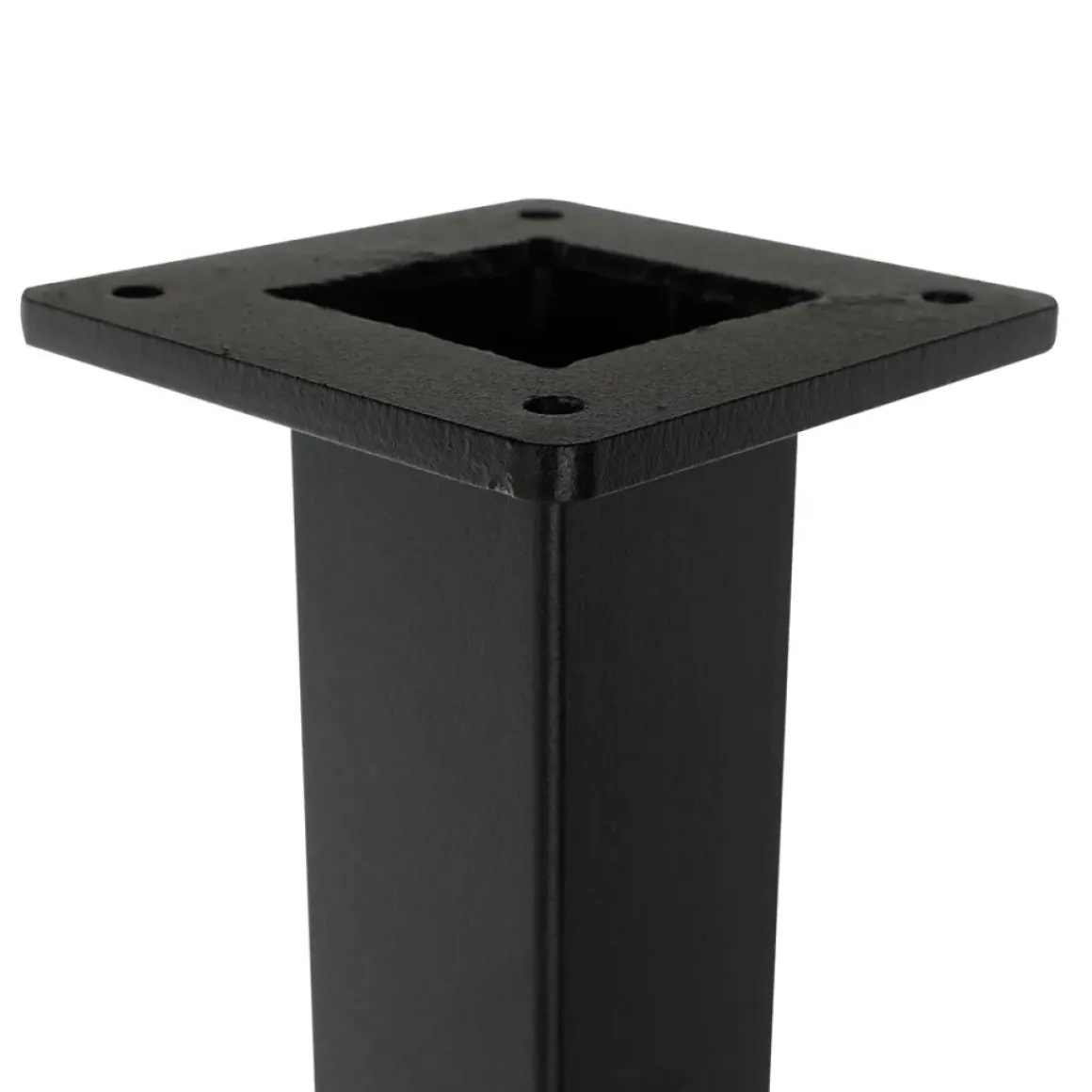 Zwarte Tafelpoot Vierkant - 40 X 40 X 720 Mm