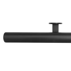 Zwarte Trapleuning 200 Cm + 2 Houders